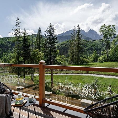 Biala Owca Bed and Breakfast Zakopane Exteriör bild View of the High Tatras from the hotel