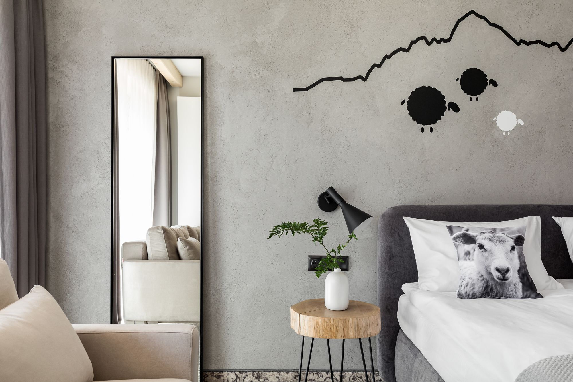 Biala Owca Bed and Breakfast Zakopane Exteriör bild A wall sticker